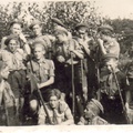 31 augustus 1945 - bevrijdingsoptocht van Raamsdonk naar Raamsdonksveer.